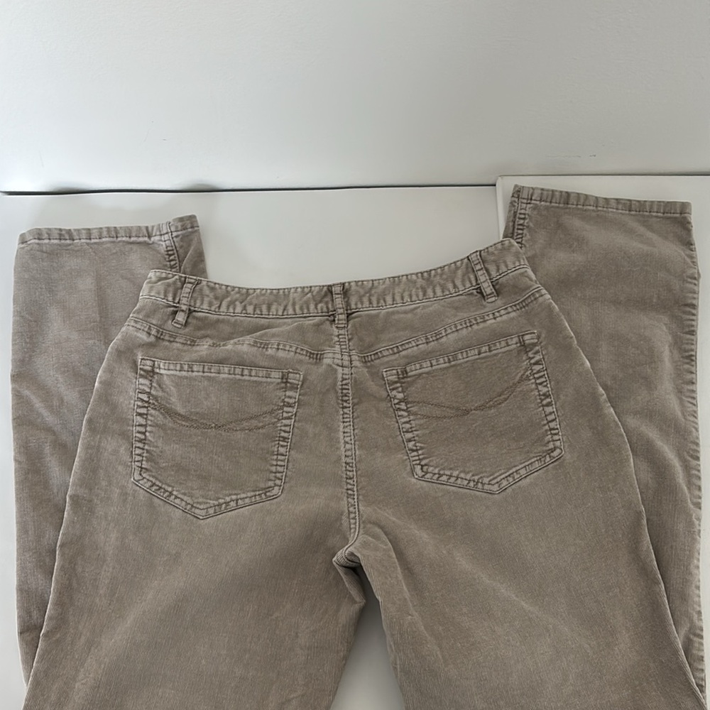 J.Jill Boyfriend Pants 6 Stretch Corduroy Quiet Luxury Preppy Casual Cabincore - Picture 14 of 14